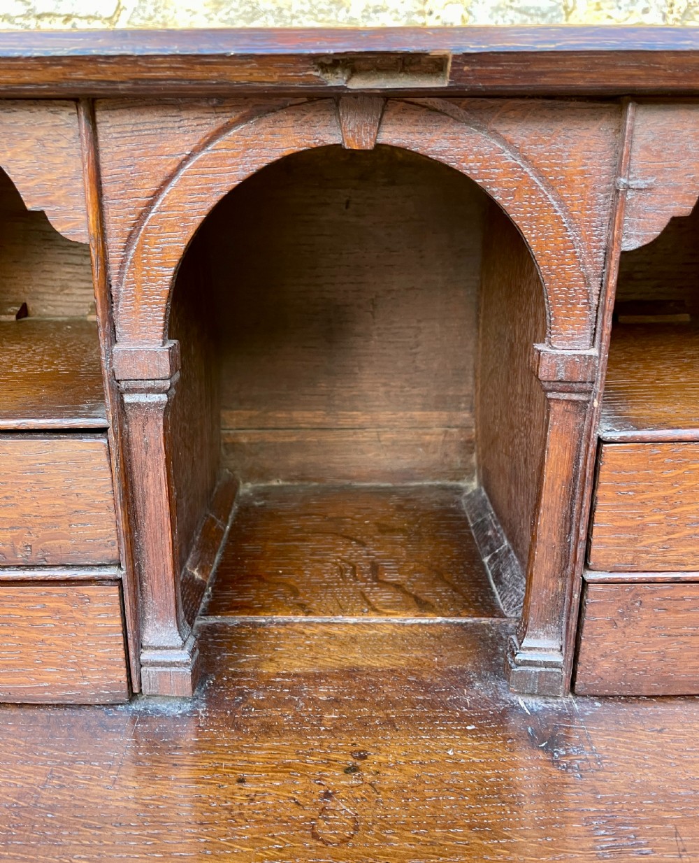 Georgian Oak Bureau View XVII