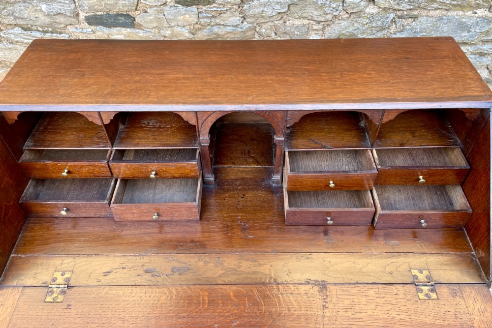Georgian Oak Bureau View XVIII