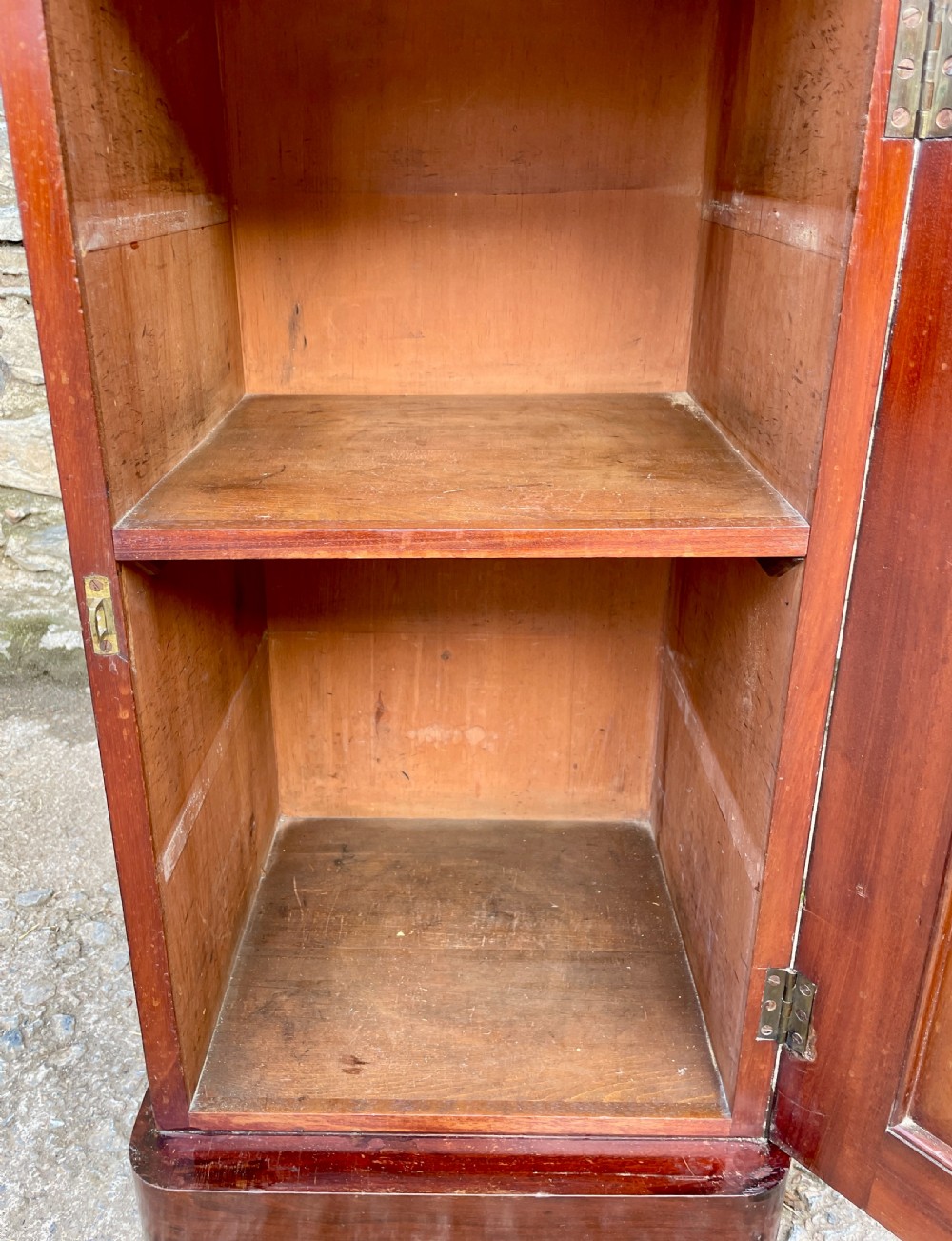 Victorian Mahogany Pot Cupboard with Marble Top View VIII