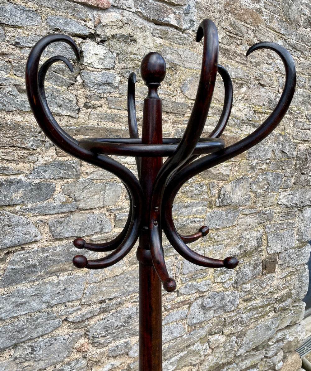 Antique Bentwood Hat and Coat Hall Stand View V