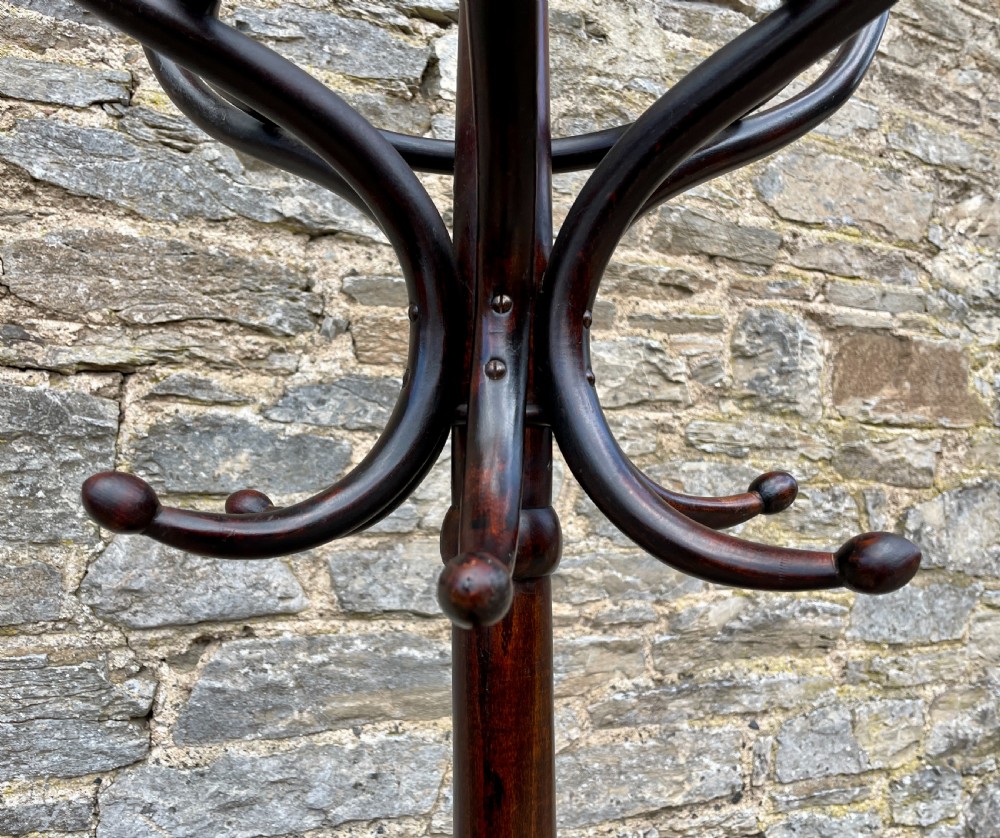 Antique Bentwood Hat and Coat Hall Stand View VI