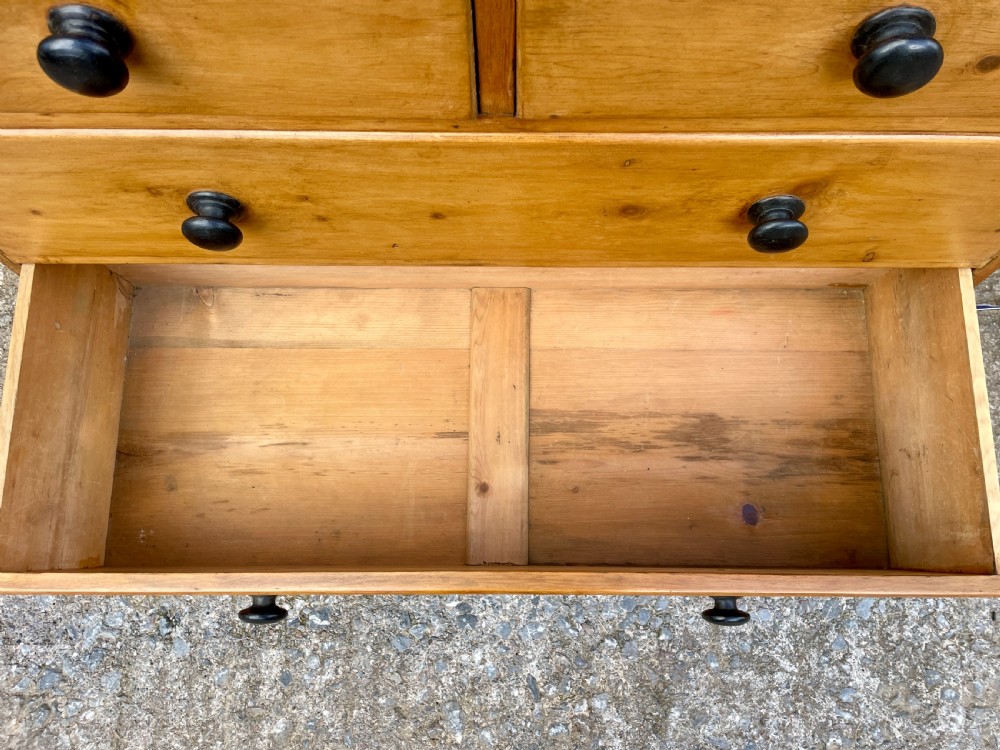 Victorian Pine Glazed Dresser View XII