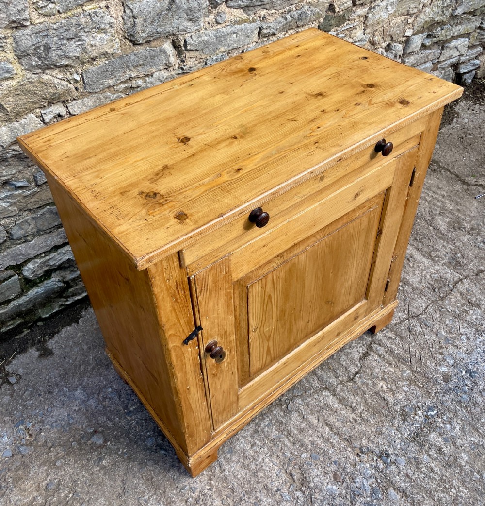 Antique Stripped Pine Cupboard View III
