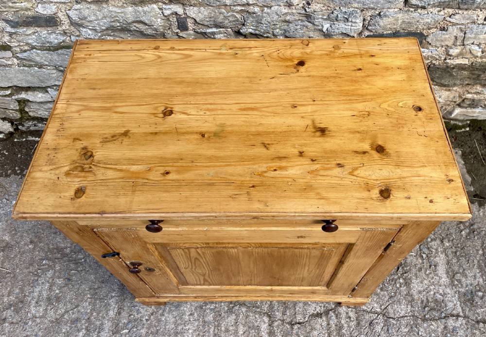 Antique Stripped Pine Cupboard View VII