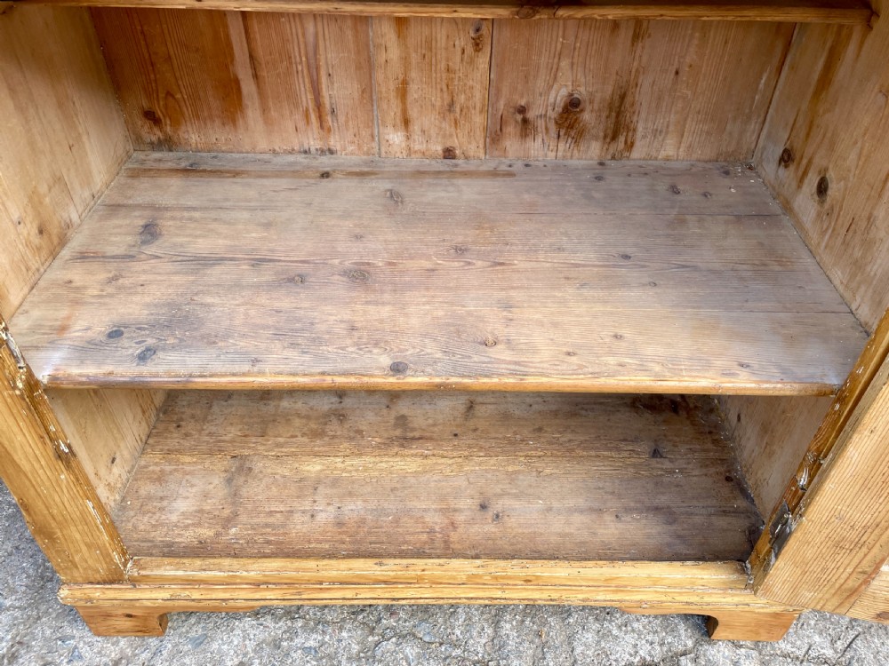Antique Stripped Pine Cupboard View XI