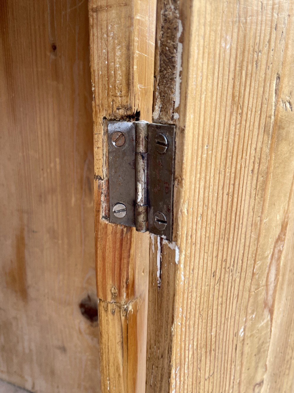 Antique Stripped Pine Cupboard View XV