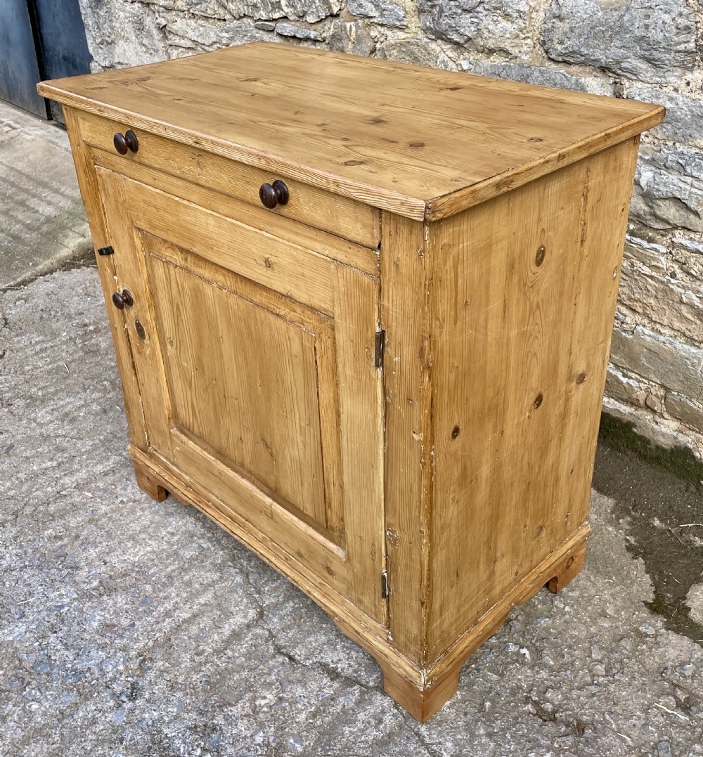 Antique Stripped Pine Cupboard View XVII
