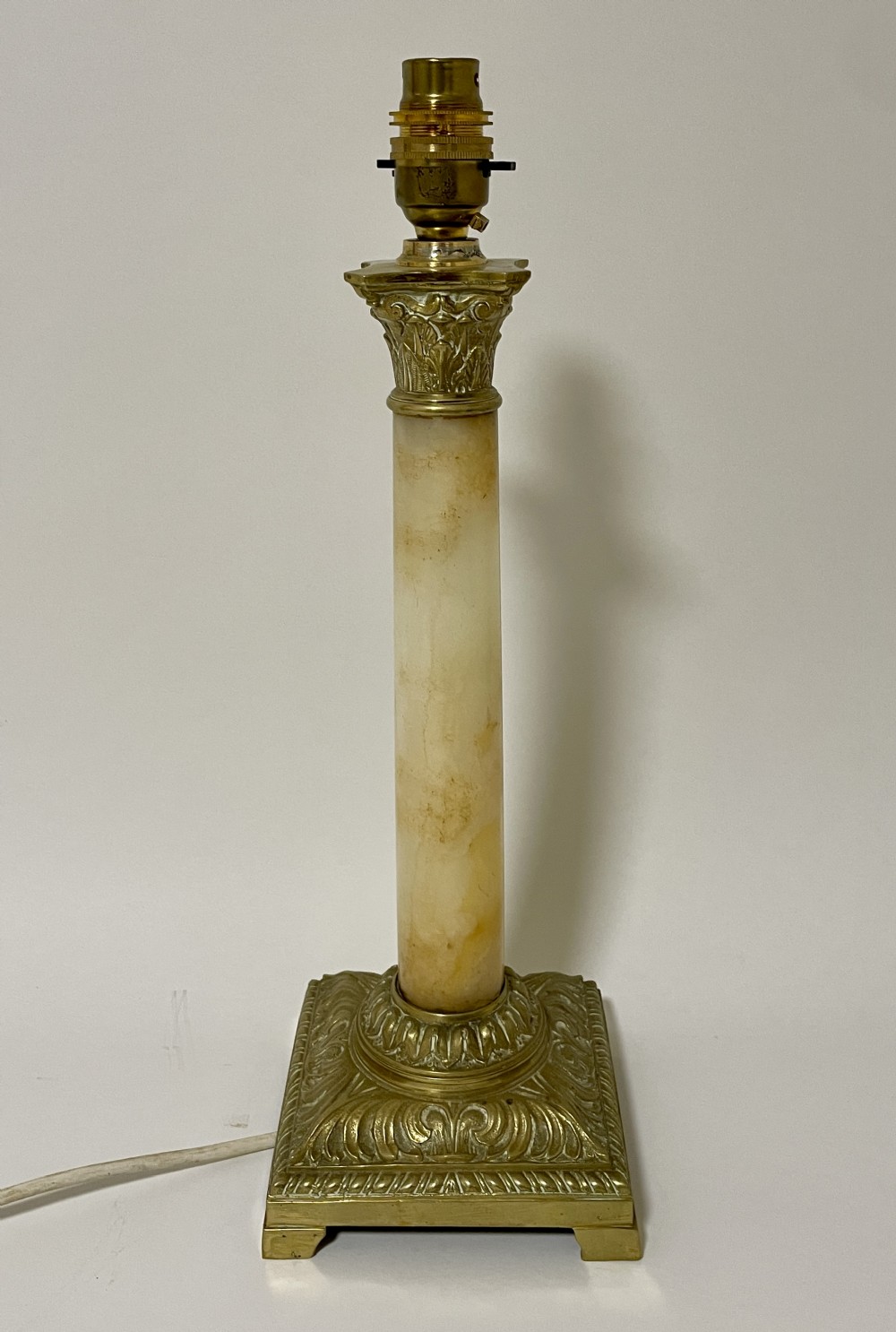 Antique Marble Table Lamp