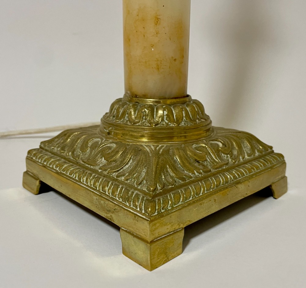 Antique Marble Table Lamp View VI