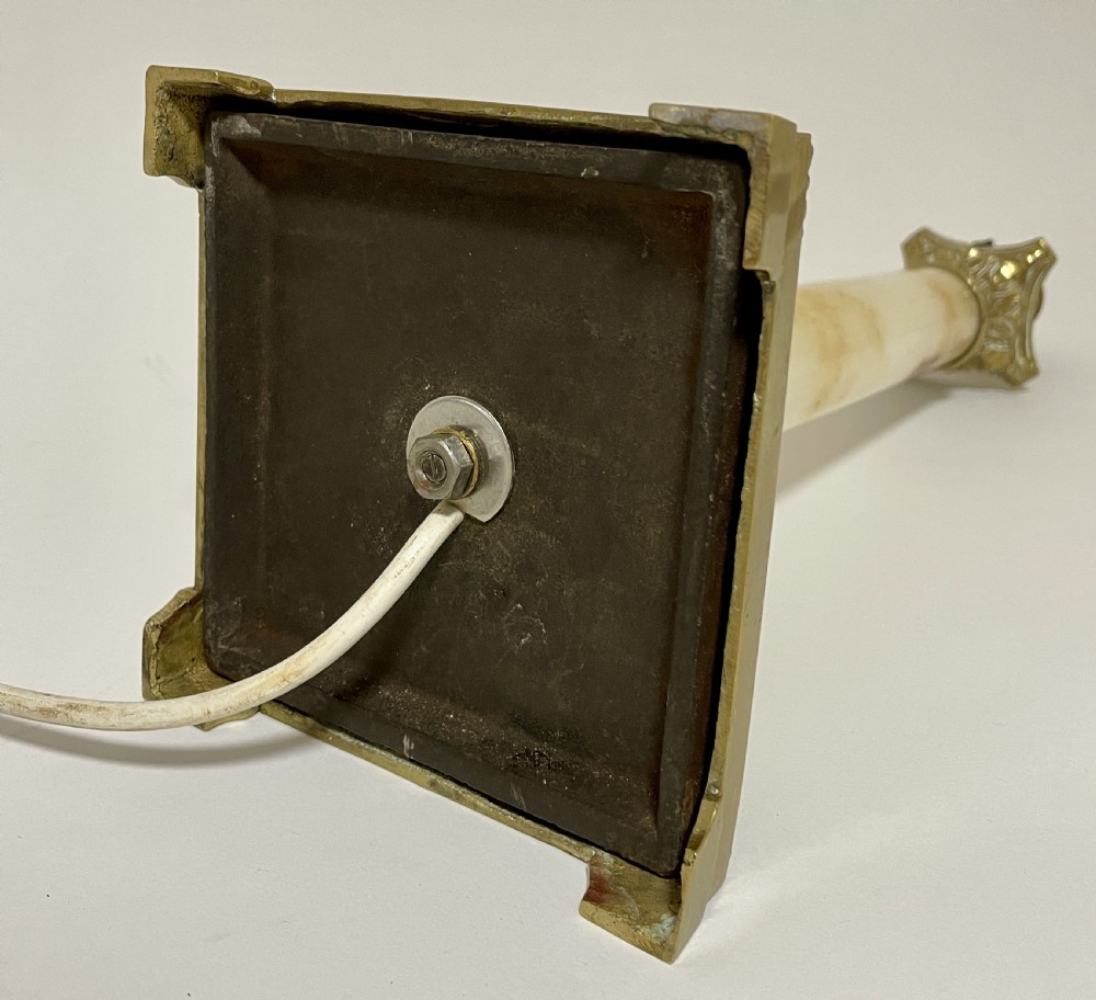 Antique Marble Table Lamp View VII
