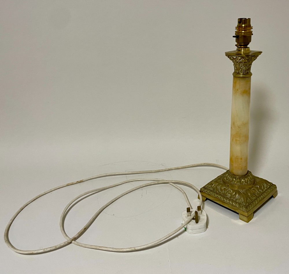 Antique Marble Table Lamp View VIII