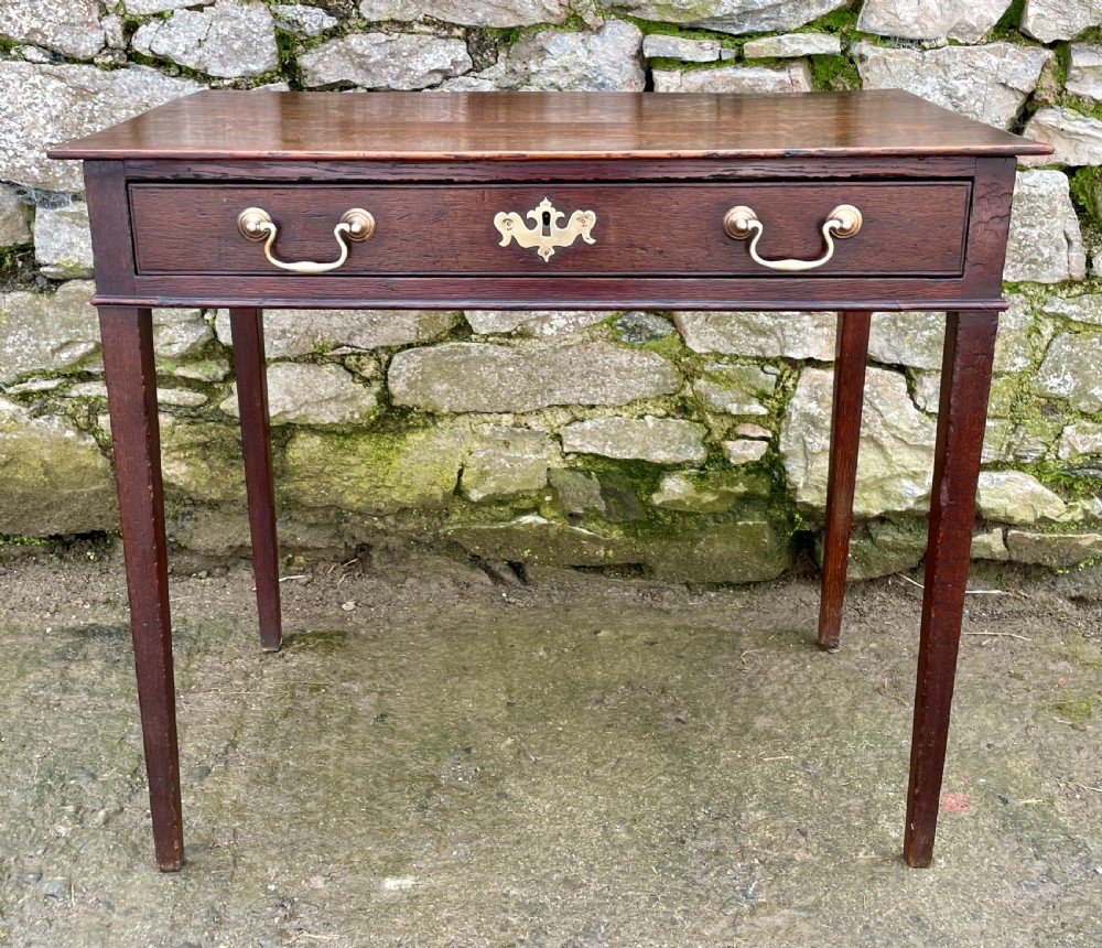 Georgian Oak Side Table View II