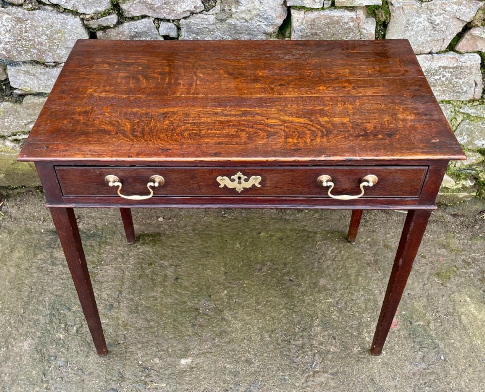 Georgian Oak Side Table View III