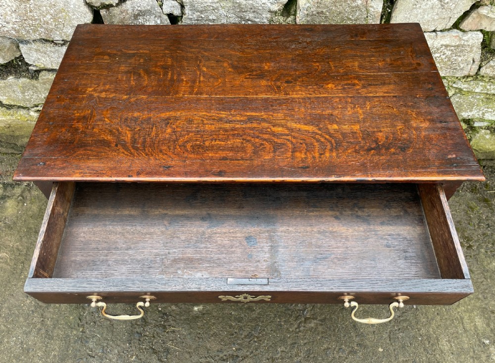 Georgian Oak Side Table View VI