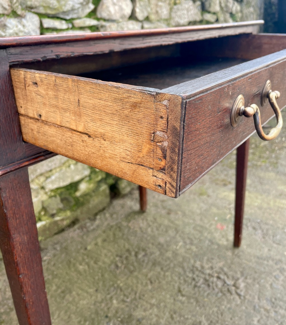 Georgian Oak Side Table View VII