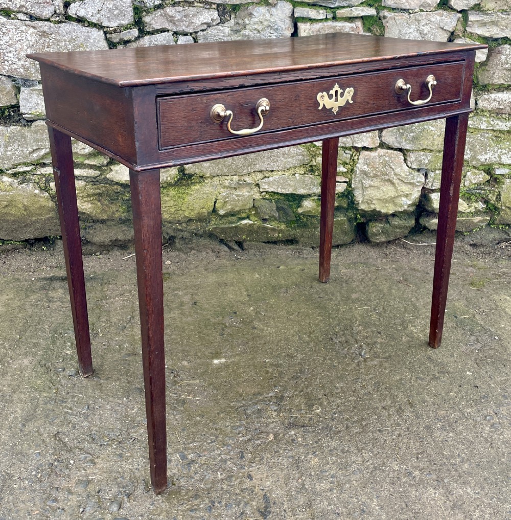 Georgian Oak Side Table View XIII