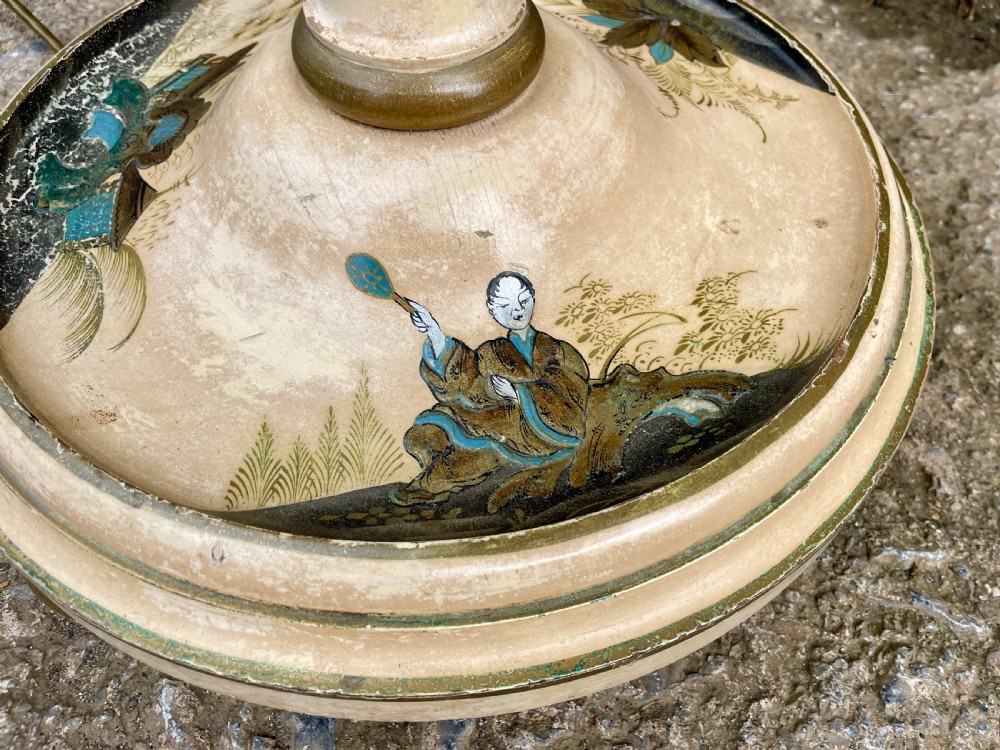 Antique Chinoiserie Standard Lamp View III