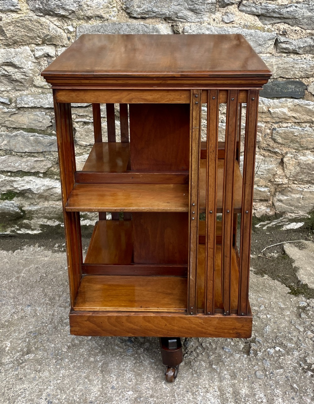 Edwardian Mahogany Revolving Bookcase