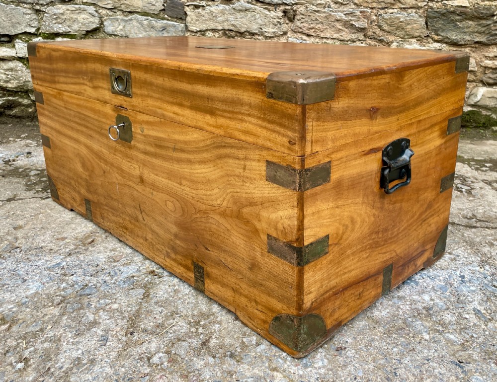 Antique Camphorwood Blanket Chest View XI