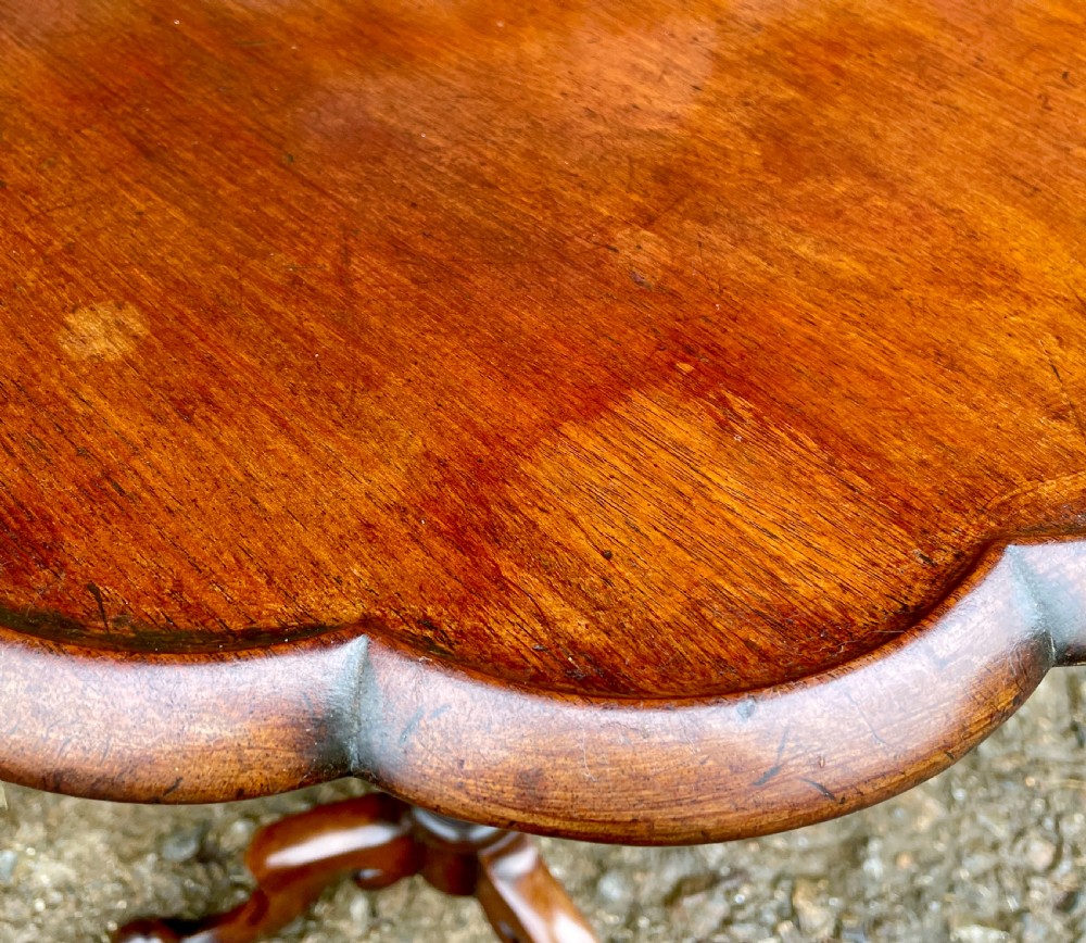 Victorian Mahogany Wine Table View IX