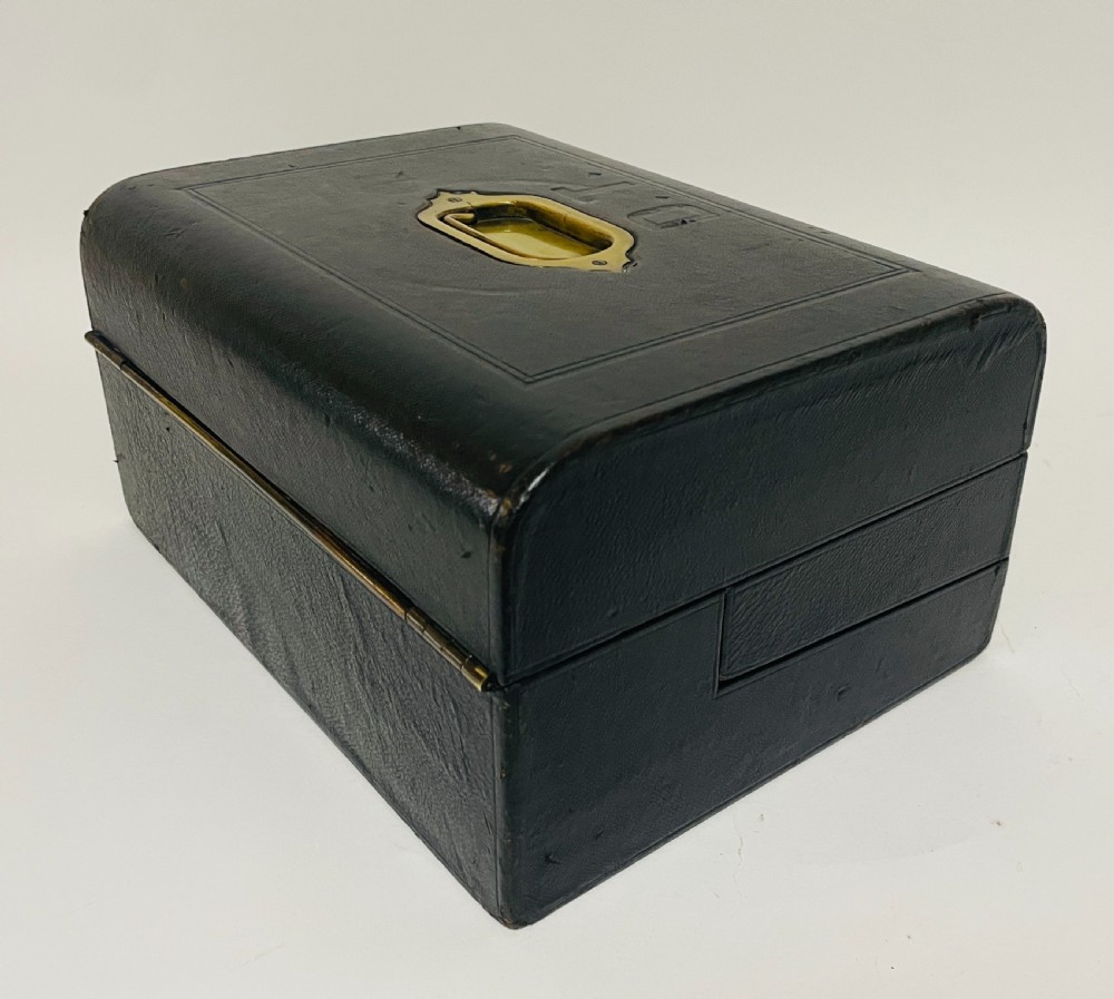 Antique Leather Writing Box by Finnigans View IV