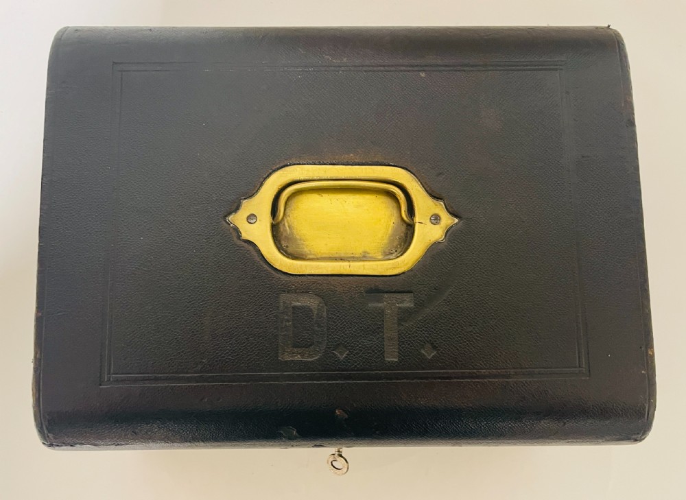 Antique Leather Writing Box by Finnigans View VII