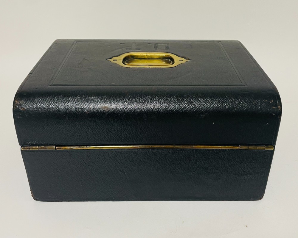 Antique Leather Writing Box by Finnigans View VIII