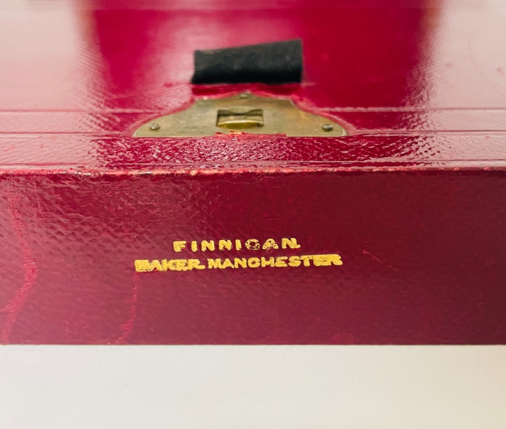 Antique Leather Writing Box by Finnigans View XIV