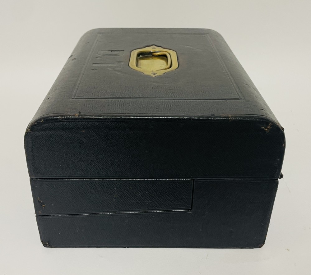 Antique Leather Writing Box by Finnigans View XXII