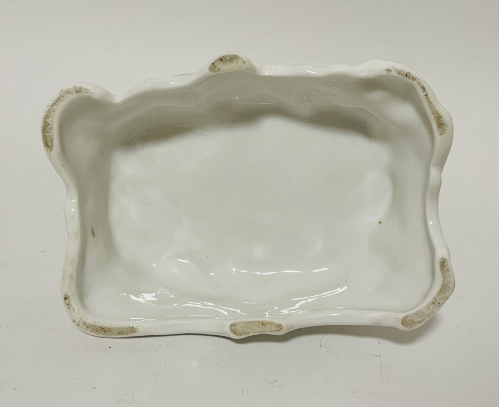 Antique Staffordshire Seated Poodle View IX