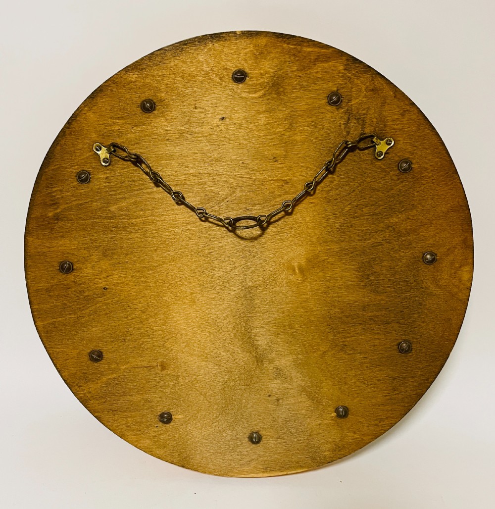 Antique Copper Convex Mirror View IV