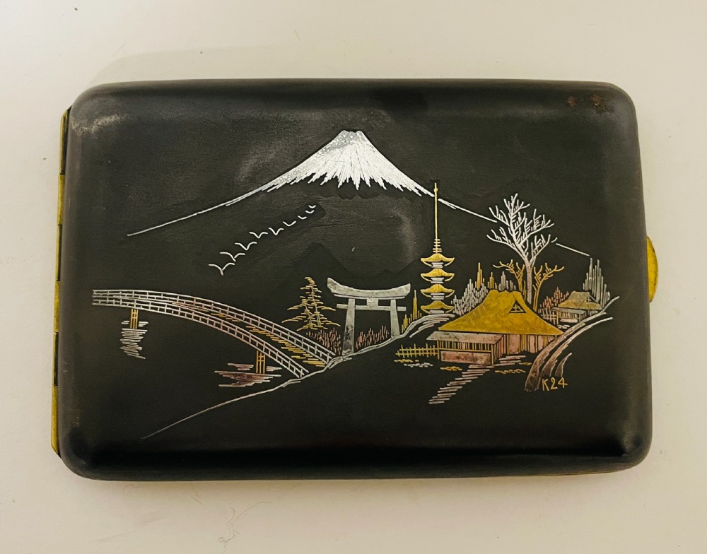 Japanese Inlaid Cigarette Case