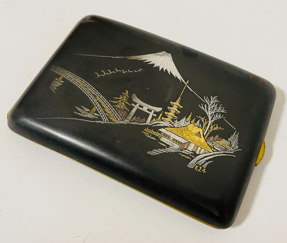 Japanese Inlaid Cigarette Case View X
