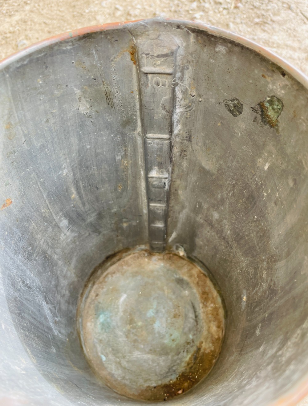 Victorian Copper Measuring Pail View XIII