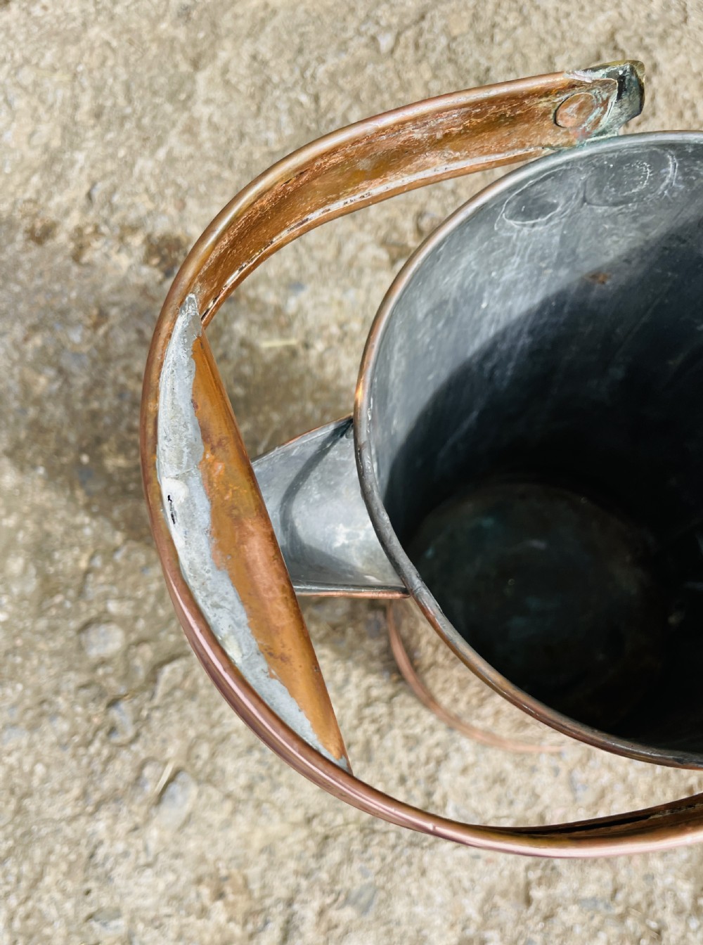 Victorian Copper Measuring Pail View XIV