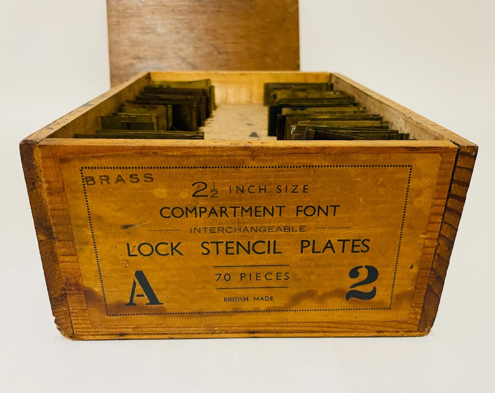 Set of Antique Brass Stencils View II