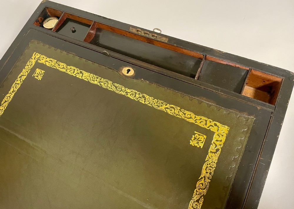 Victorian Burr Walnut Writing Slope View XII