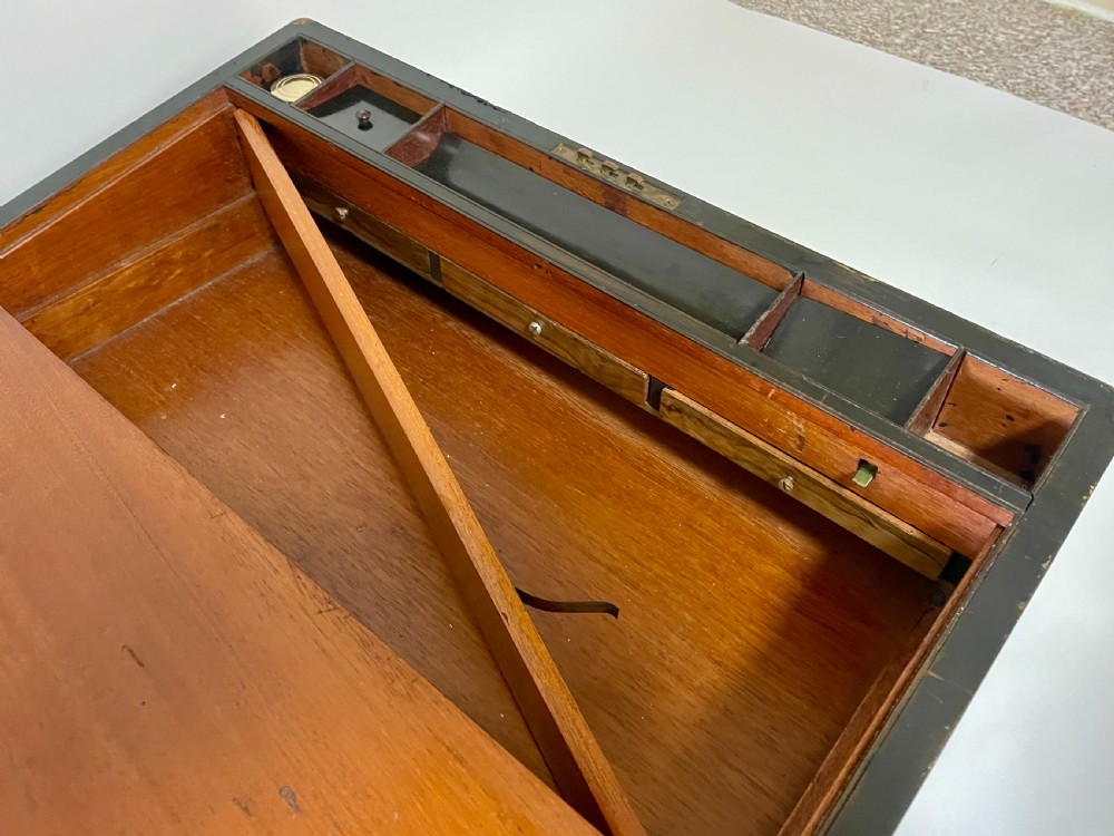 Victorian Burr Walnut Writing Slope View XIV
