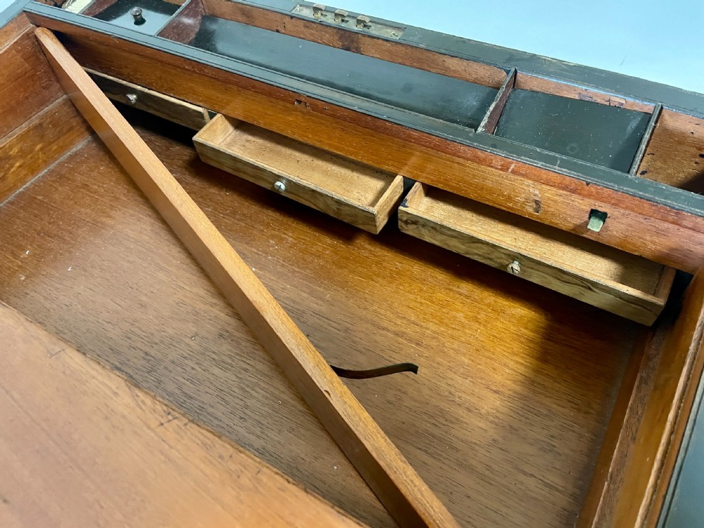 Victorian Burr Walnut Writing Slope View XV
