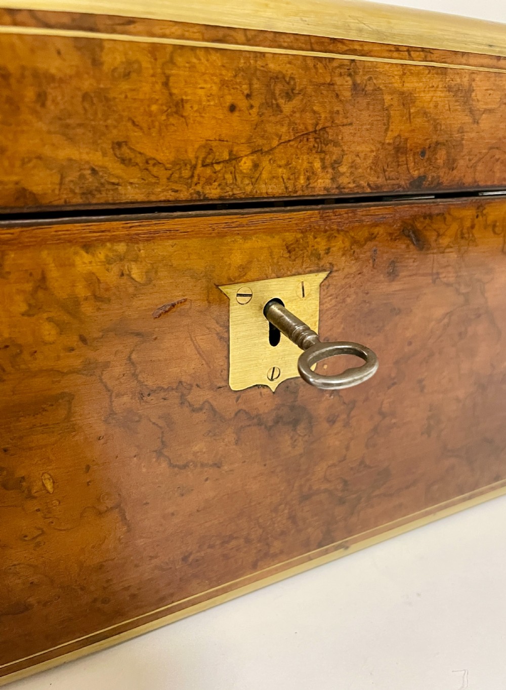 Victorian Burr Walnut Writing Slope View XVI