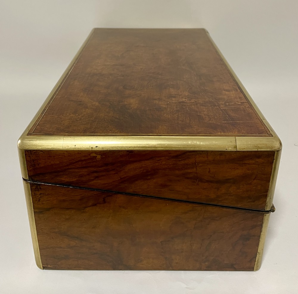 Victorian Burr Walnut Writing Slope View XVIII