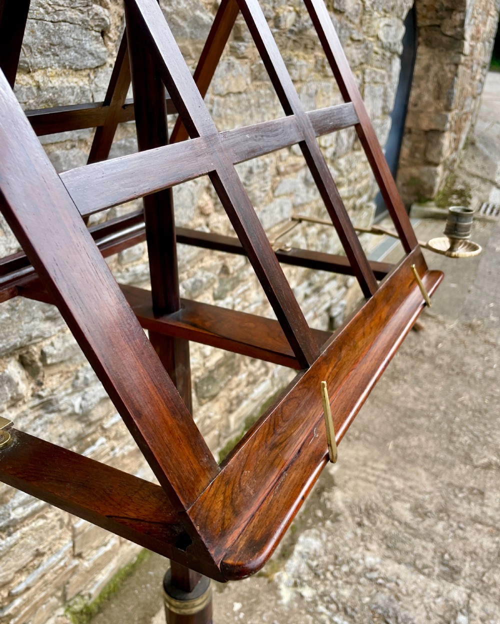 Regency Rosewood Adjustable Duet Stand View IX