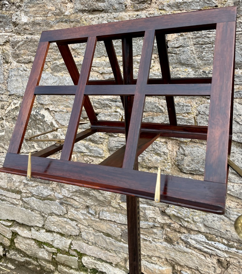 Regency Rosewood Adjustable Duet Stand View XVIII