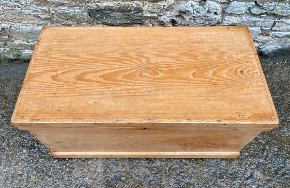 Victorian Pine Blanket Box View III