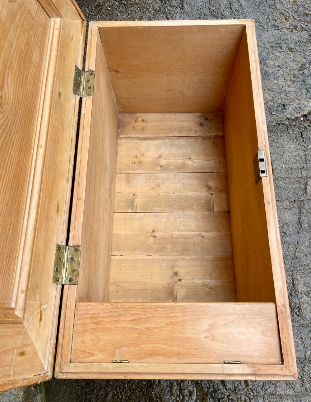Victorian Pine Blanket Box View VI