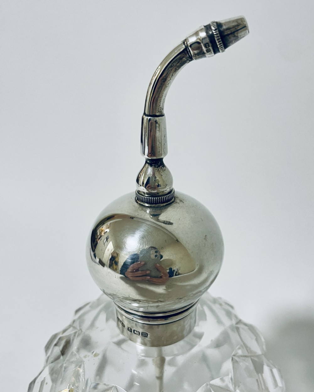 Antique Silver Mounted Perfume Bottle View VII