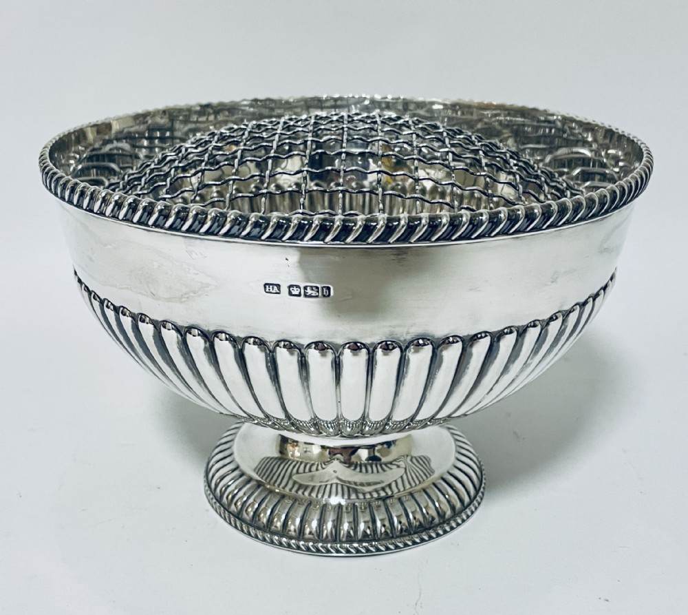 Victorian Silver Rose Bowl