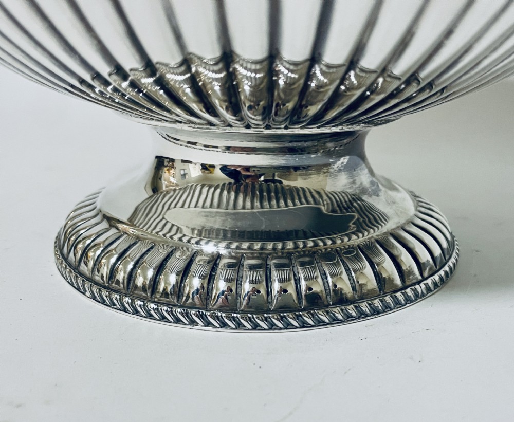 Victorian Silver Rose Bowl View V