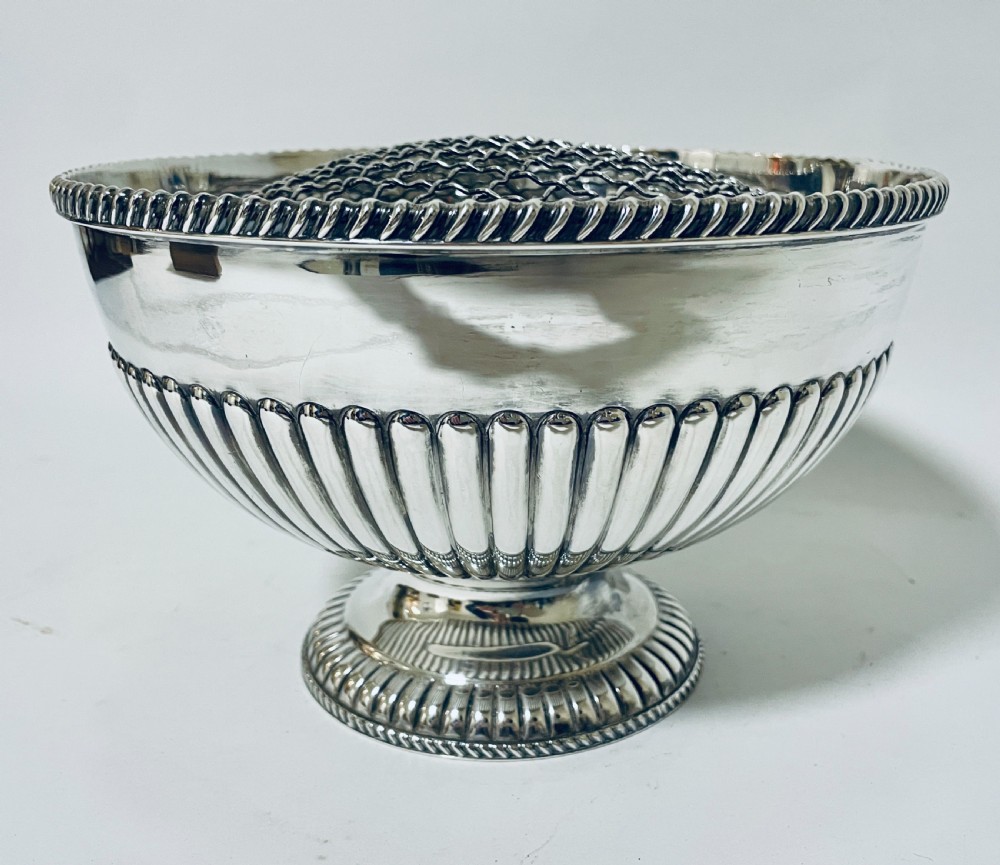 Victorian Silver Rose Bowl View VI