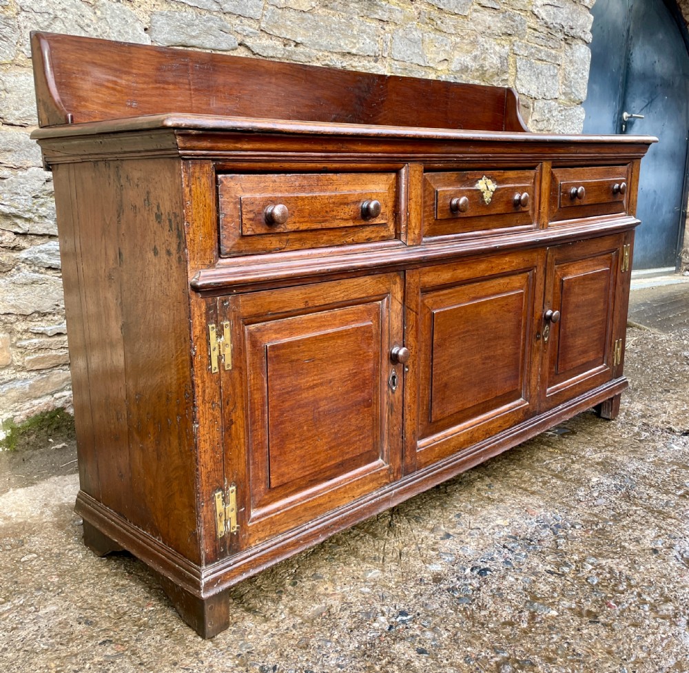 18th Century Georgian Oak Dresser Base View VII